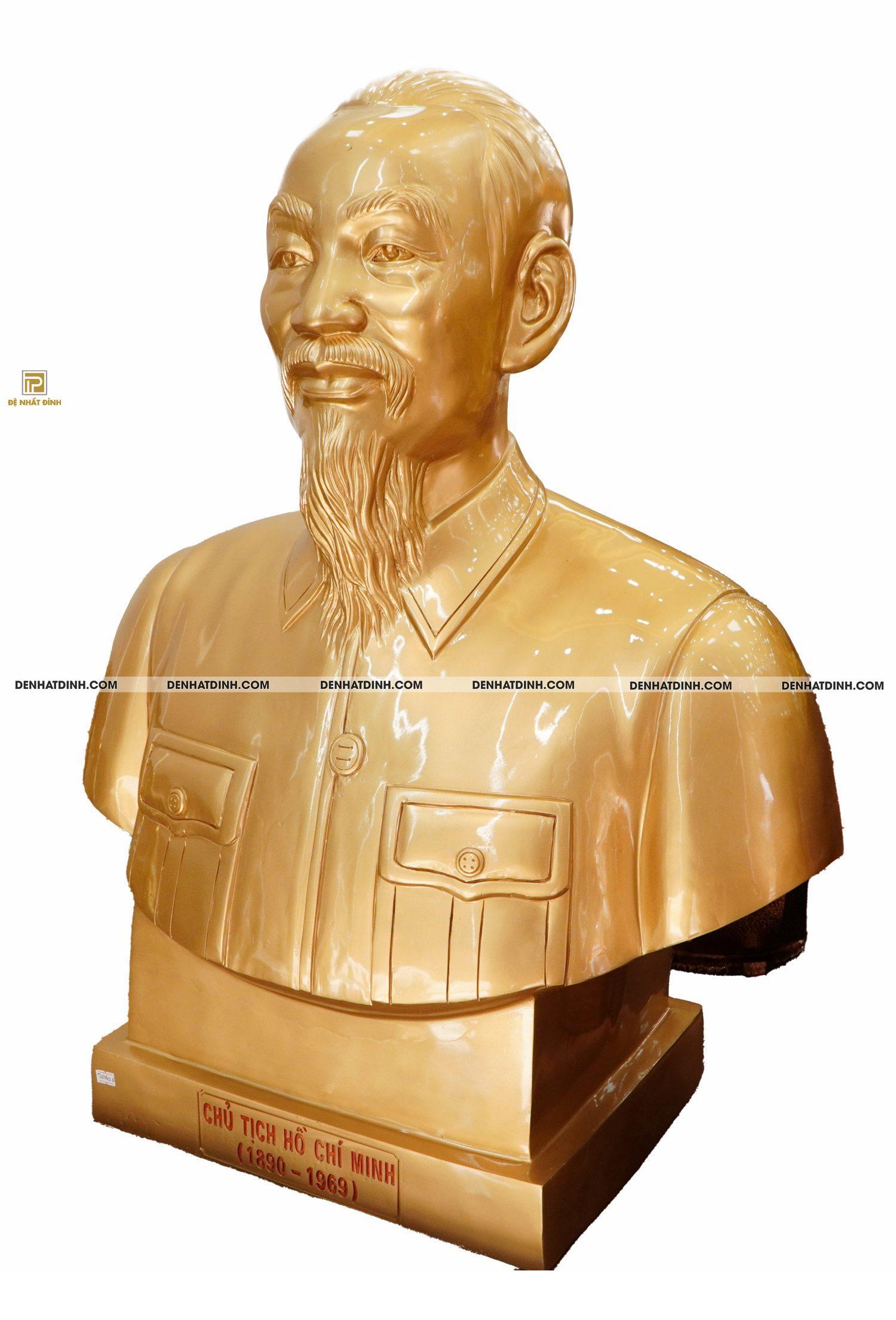 Tượng Bác Hồ bằng đồng 90cm 94kg - Ảnh 3