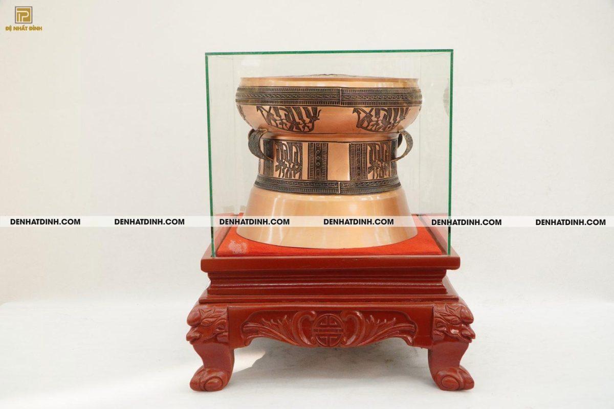 Trống đồng đỏ 30cm