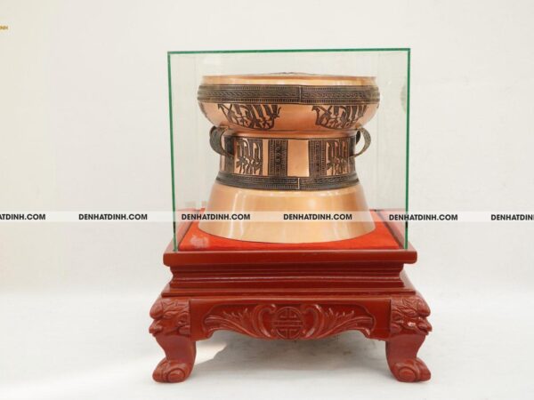 Trống đồng đỏ 30cm