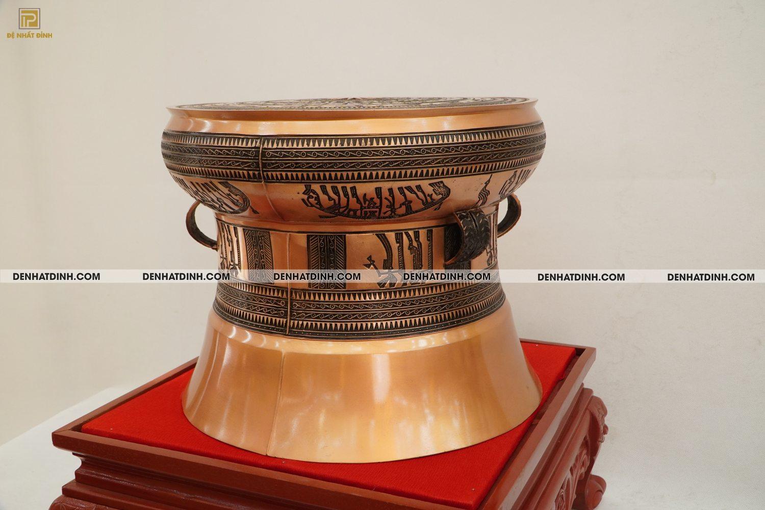 Trống đồng đỏ 40cm - Ảnh 7