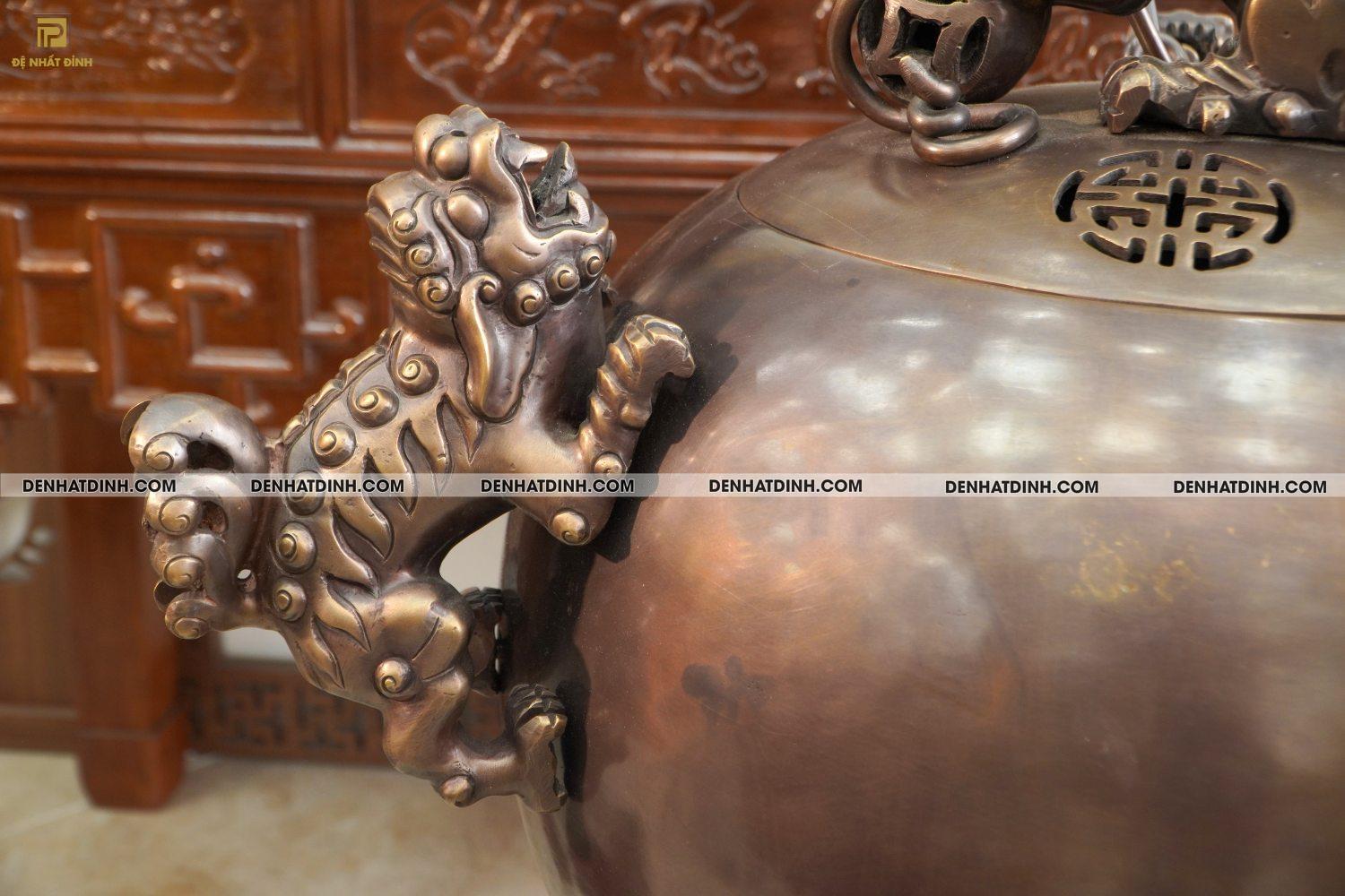 Đỉnh Thất lân vờn cầu 1m trơn - Ảnh 5