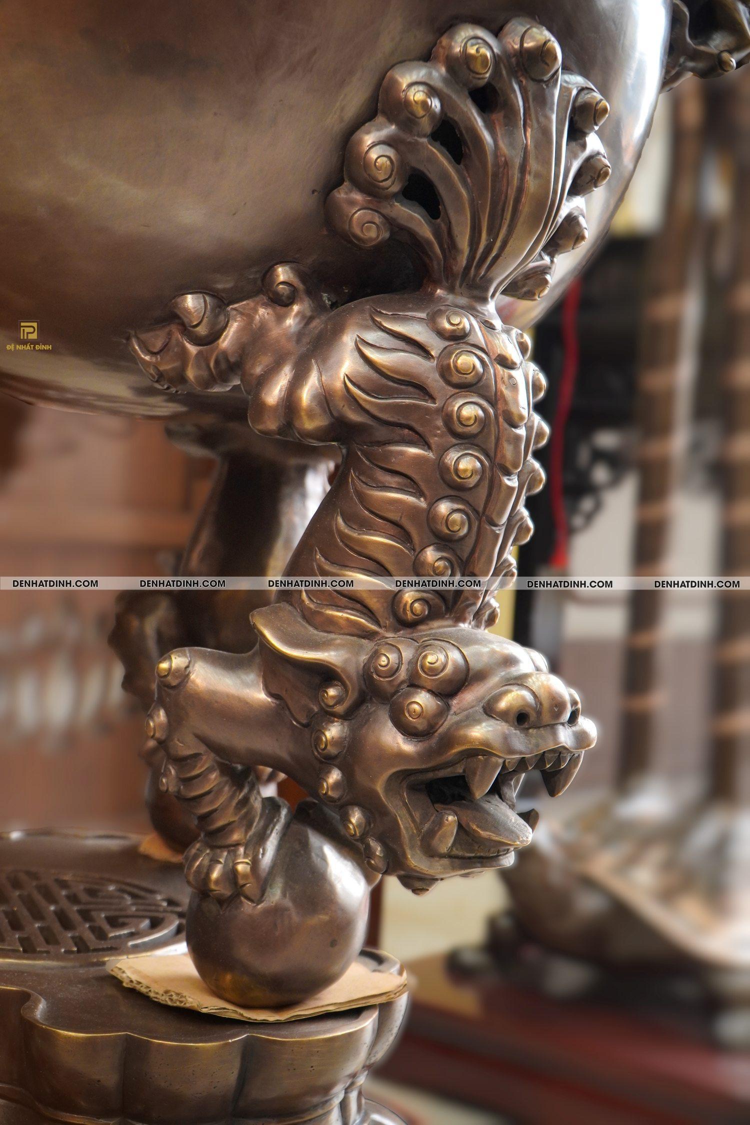 Đỉnh Thất lân vờn cầu 1m trơn - Ảnh 7