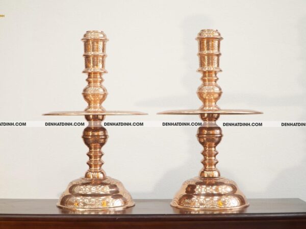 Nến đồng đỏ 60 cao cấp