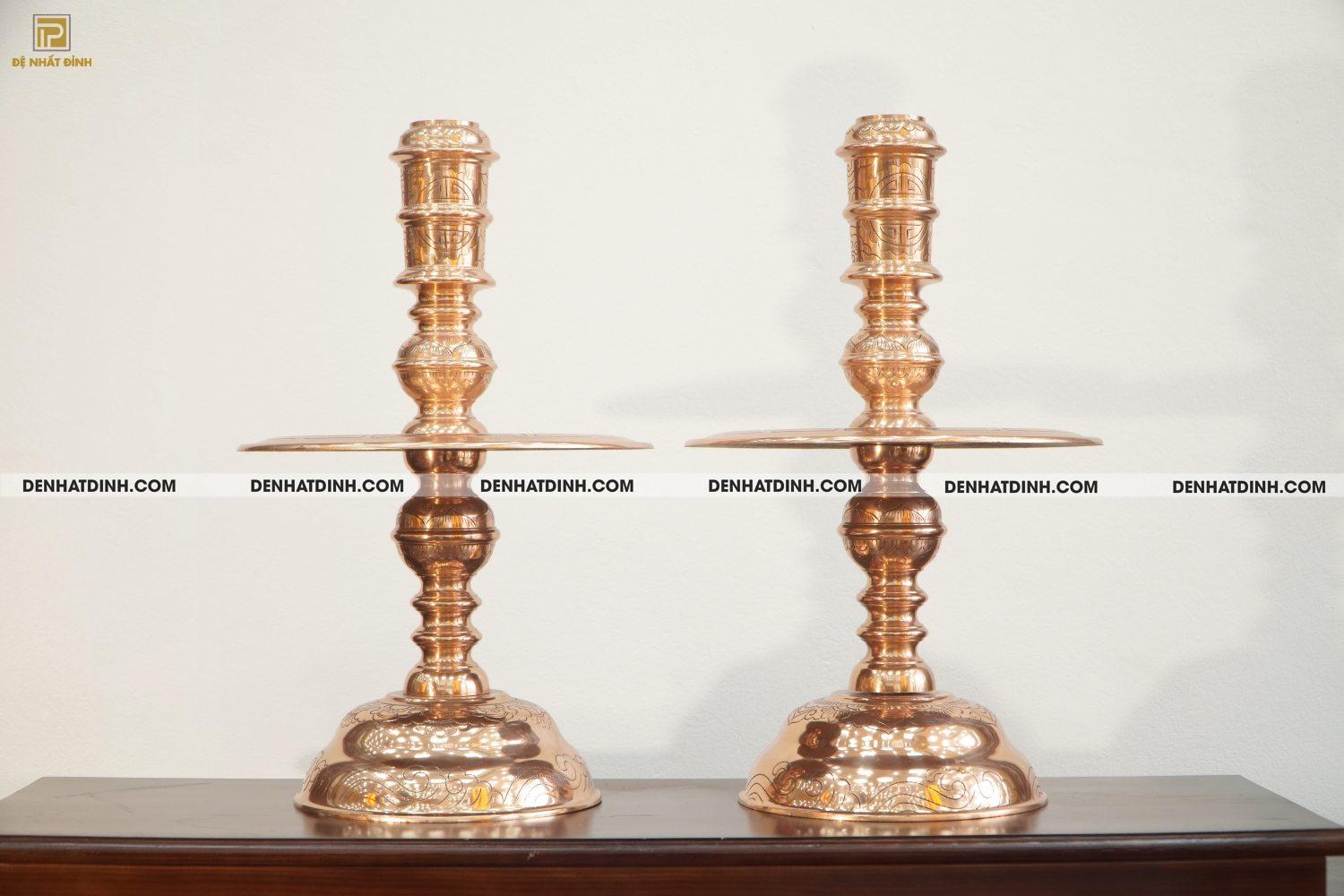 Nến đồng đỏ 60 cao cấp