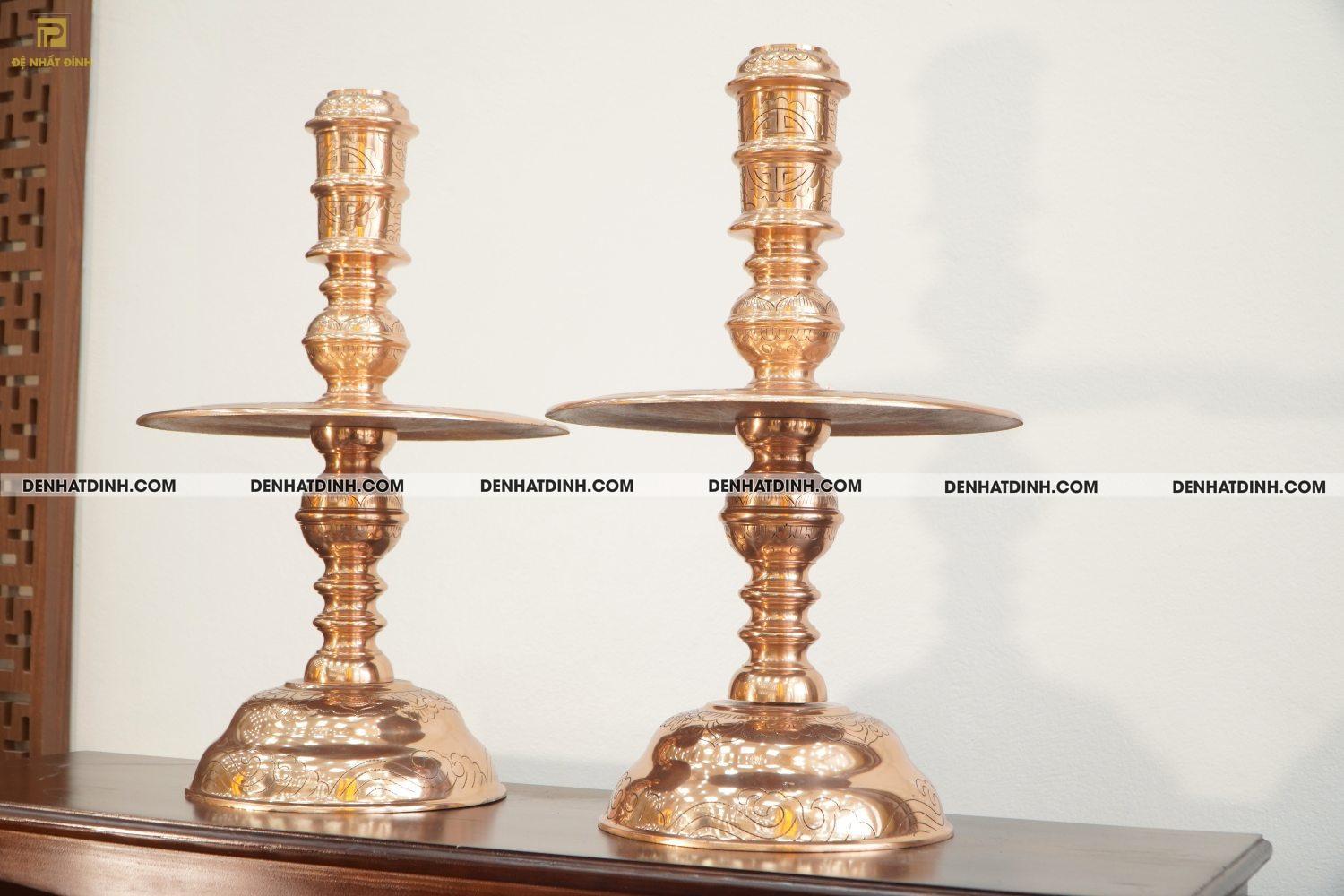 Nến đồng đỏ 60 cao cấp - Ảnh 2