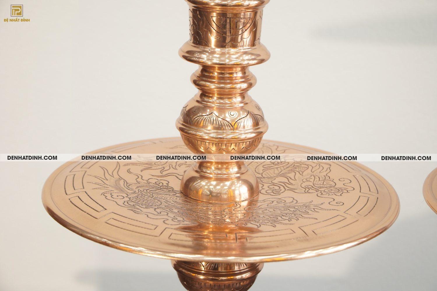 Nến đồng đỏ 60 cao cấp - Ảnh 5