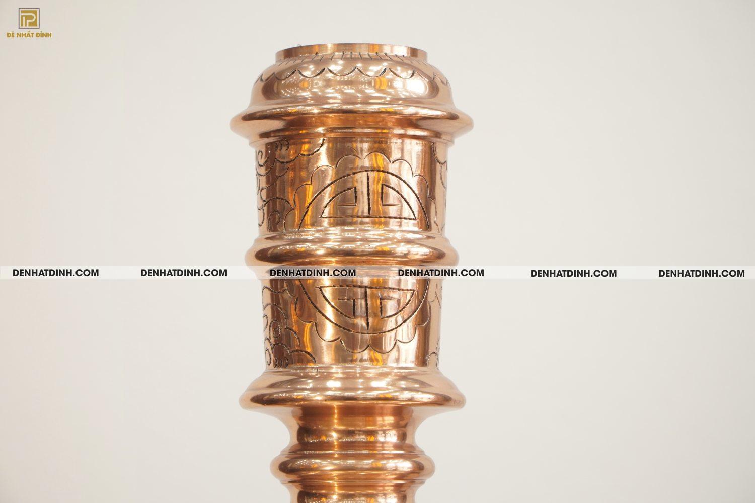 Nến đồng đỏ 60 cao cấp - Ảnh 4