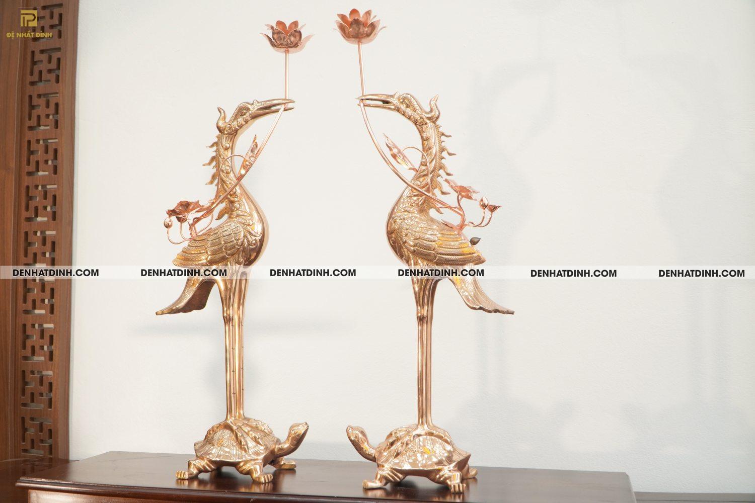 Đôi hạc 65 đồng đỏ - Ảnh 2