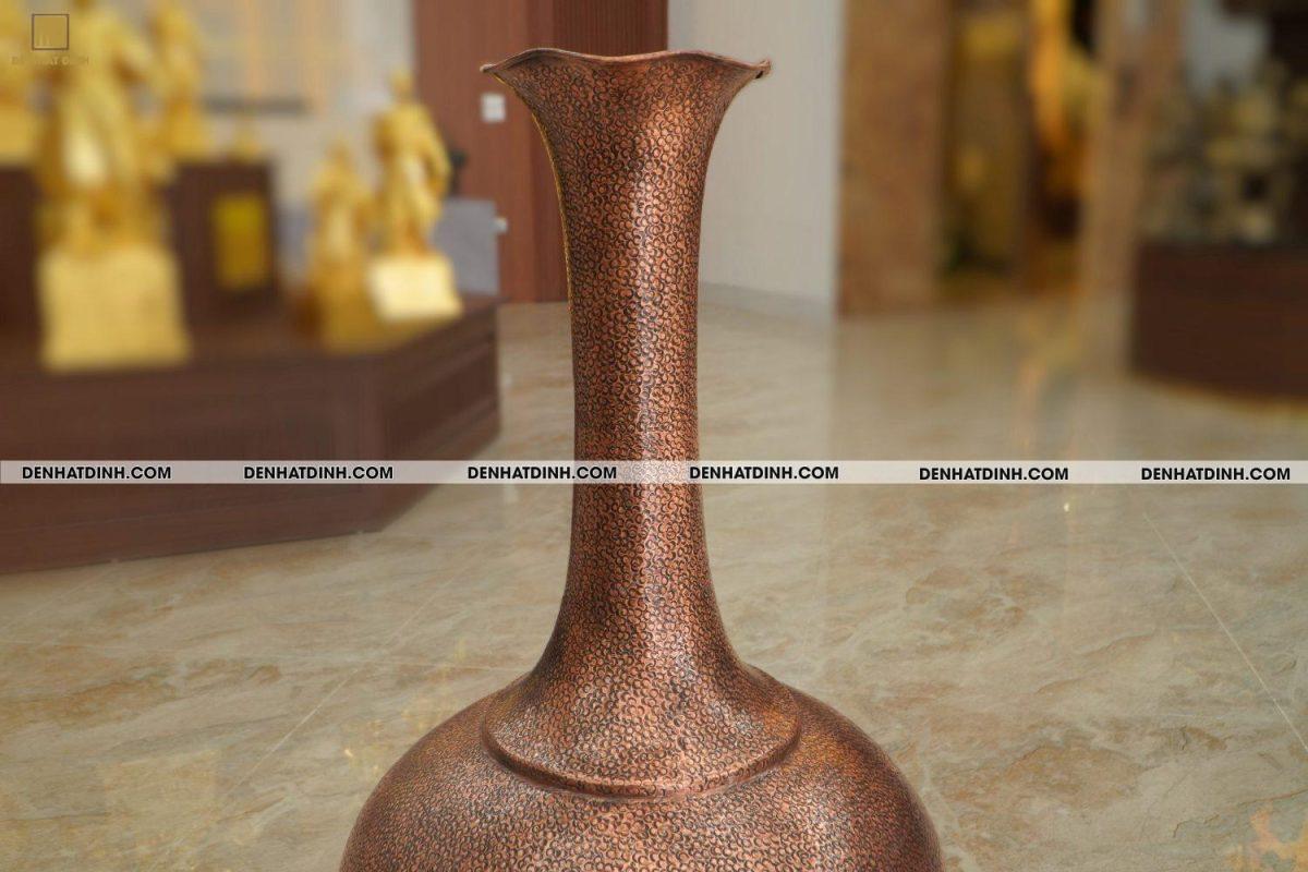Lọ củ tỏi đồng đỏ phong thủy 70 - Ảnh 3