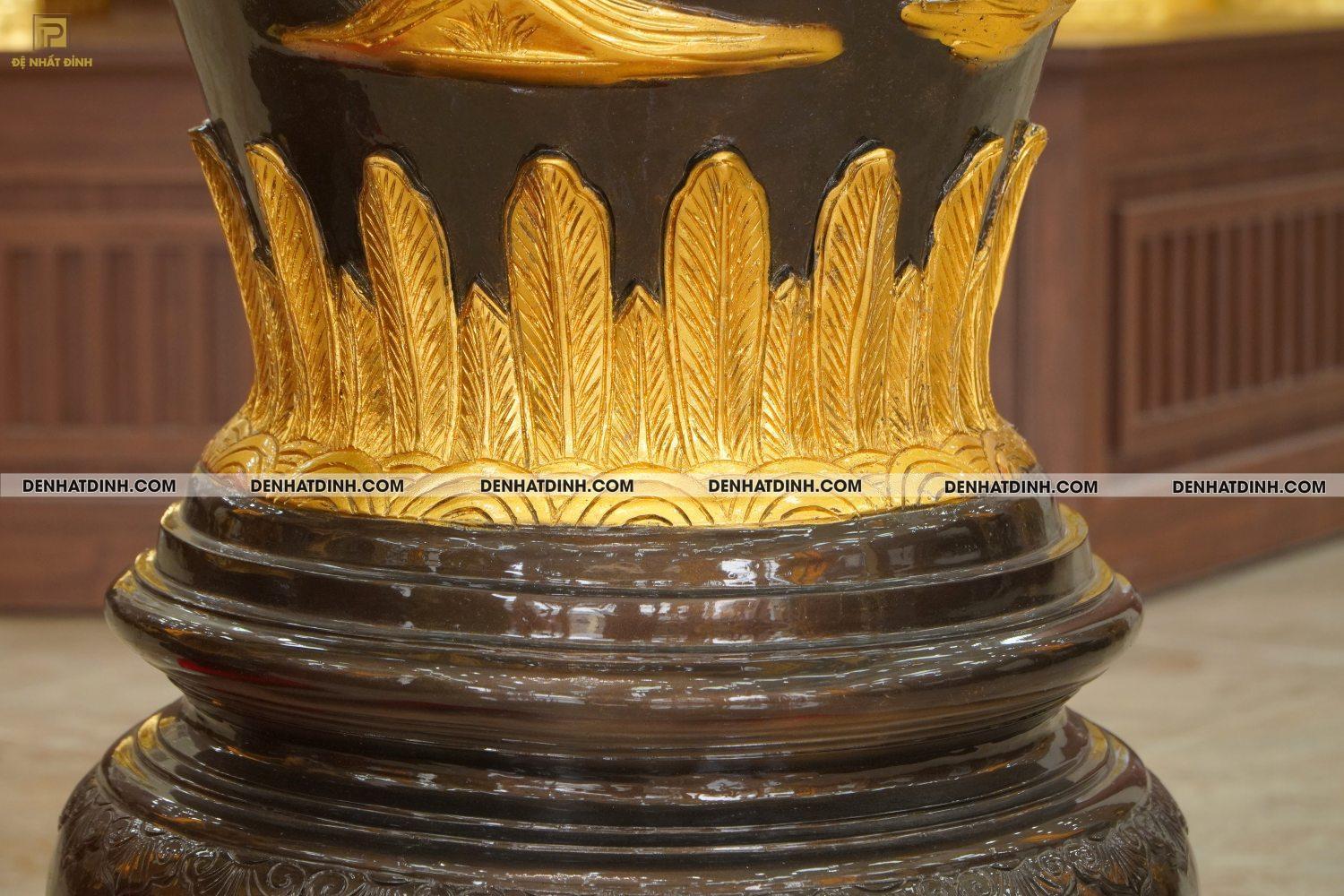 Đôi lục bình vinh hoa phú quý đồng đỏ 1m76 - Ảnh 8