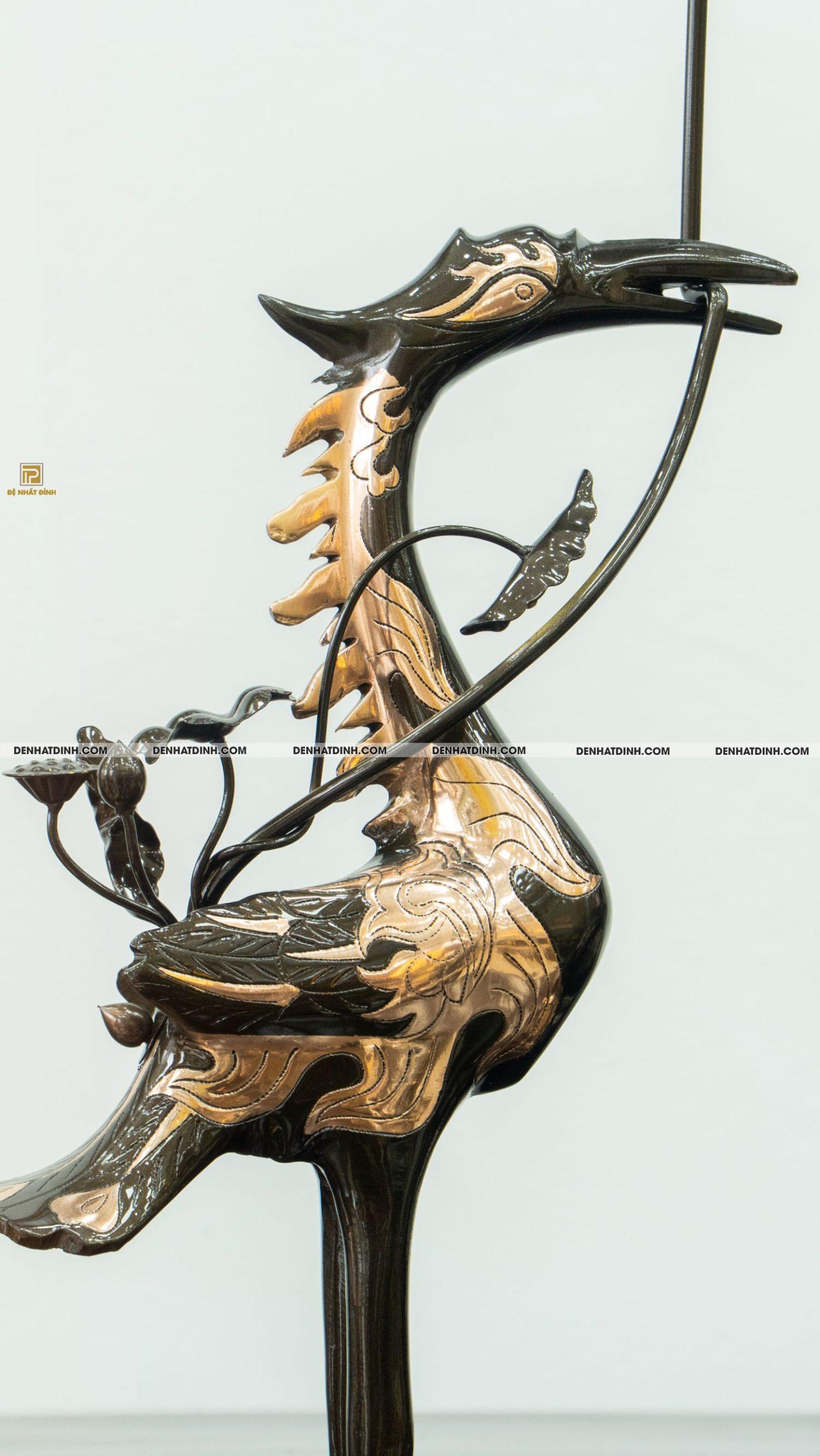 Bộ đỉnh ngũ sự hoa sòi 60 đồng đỏ cạo 003 - Ảnh 6