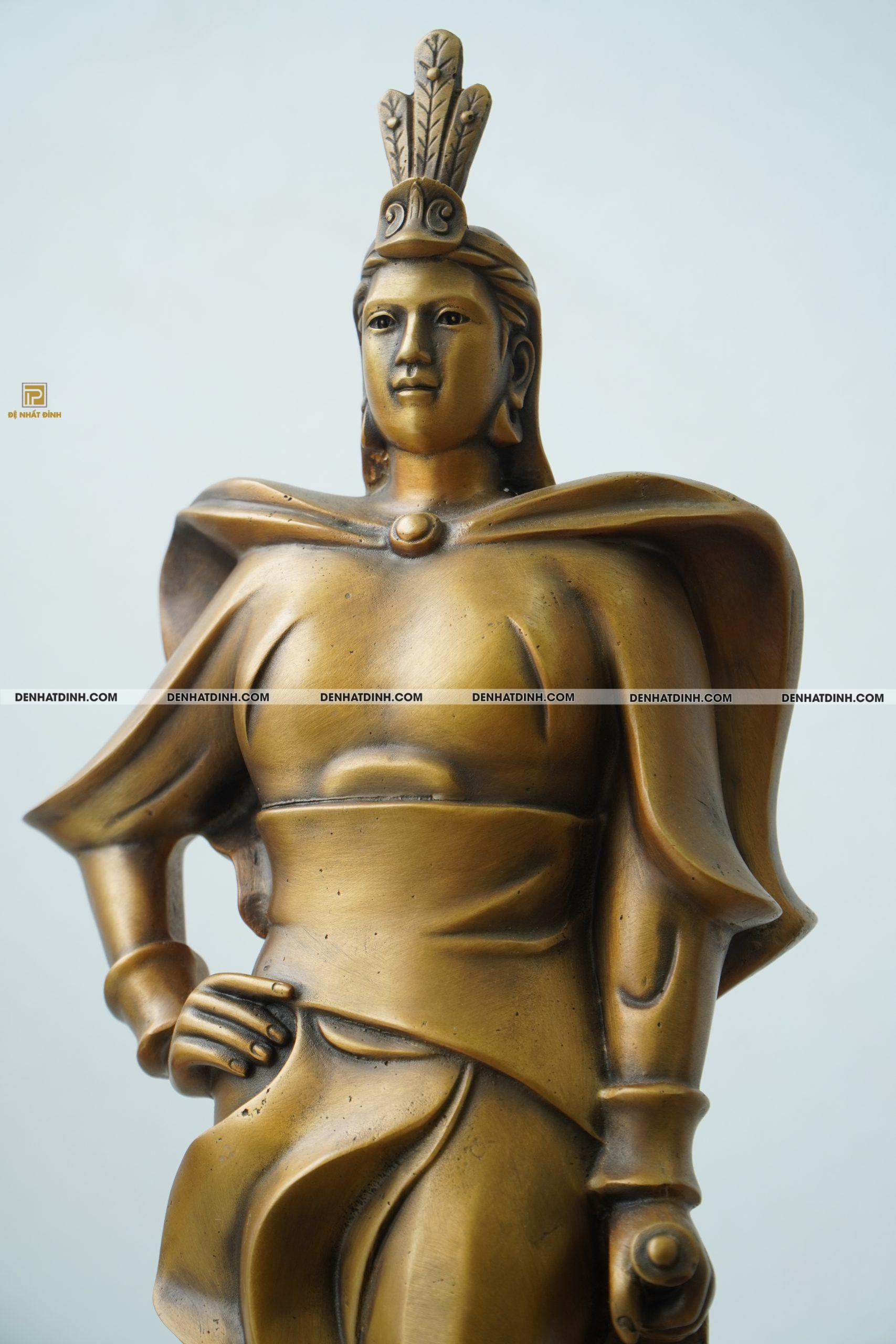 Tượng nữ tướng Lê Chân bằng đồng - Ảnh 5