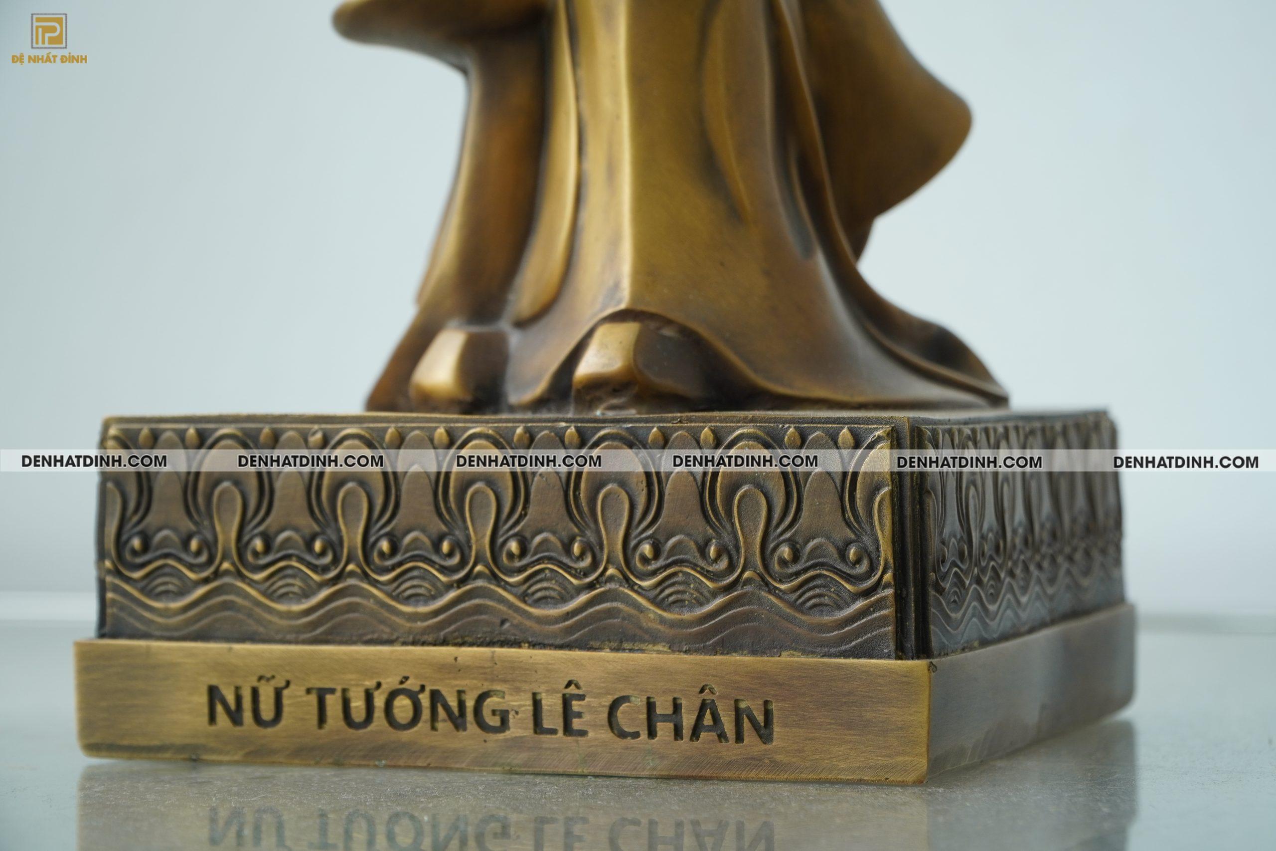 Tượng nữ tướng Lê Chân bằng đồng - Ảnh 6