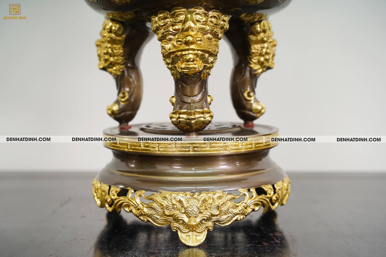 Bộ ngũ sự song long 65 mẫu 3 dát vàng điểm - Ảnh 15