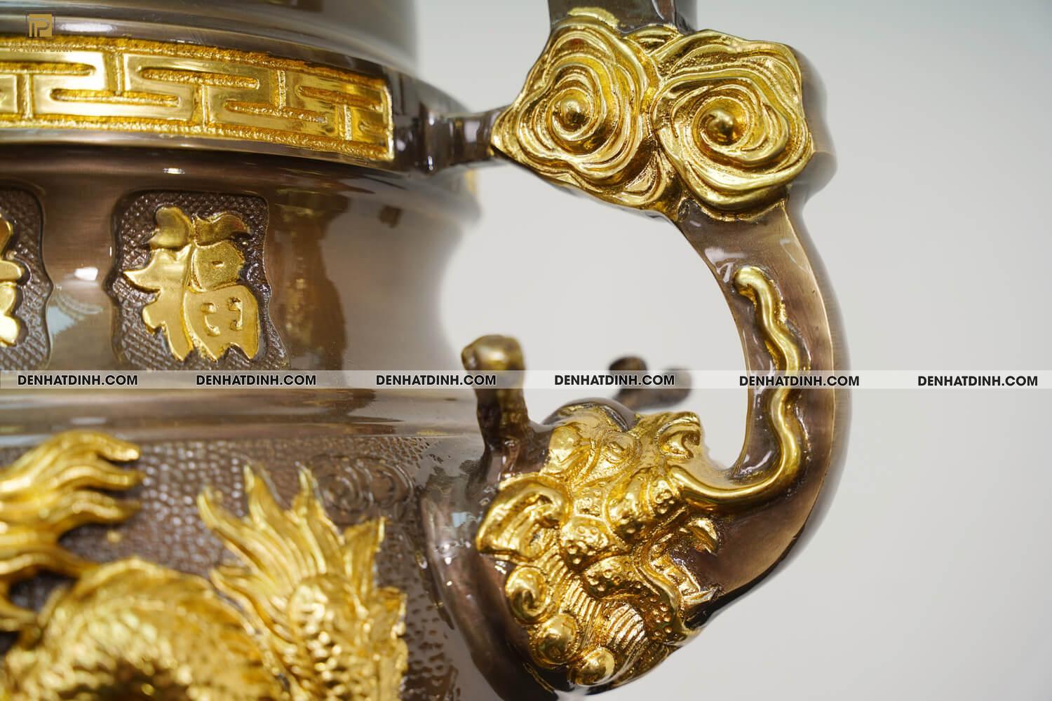 Bộ ngũ sự song long 65 mẫu 3 dát vàng điểm - Ảnh 16