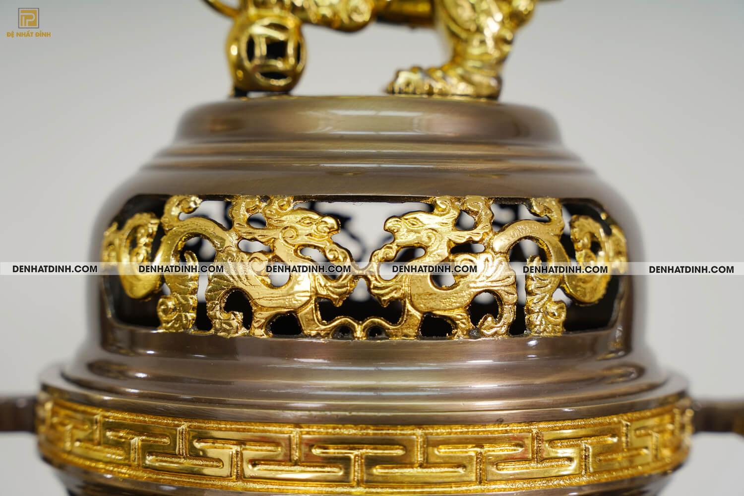 Bộ ngũ sự song long 65 mẫu 3 dát vàng điểm - Ảnh 19