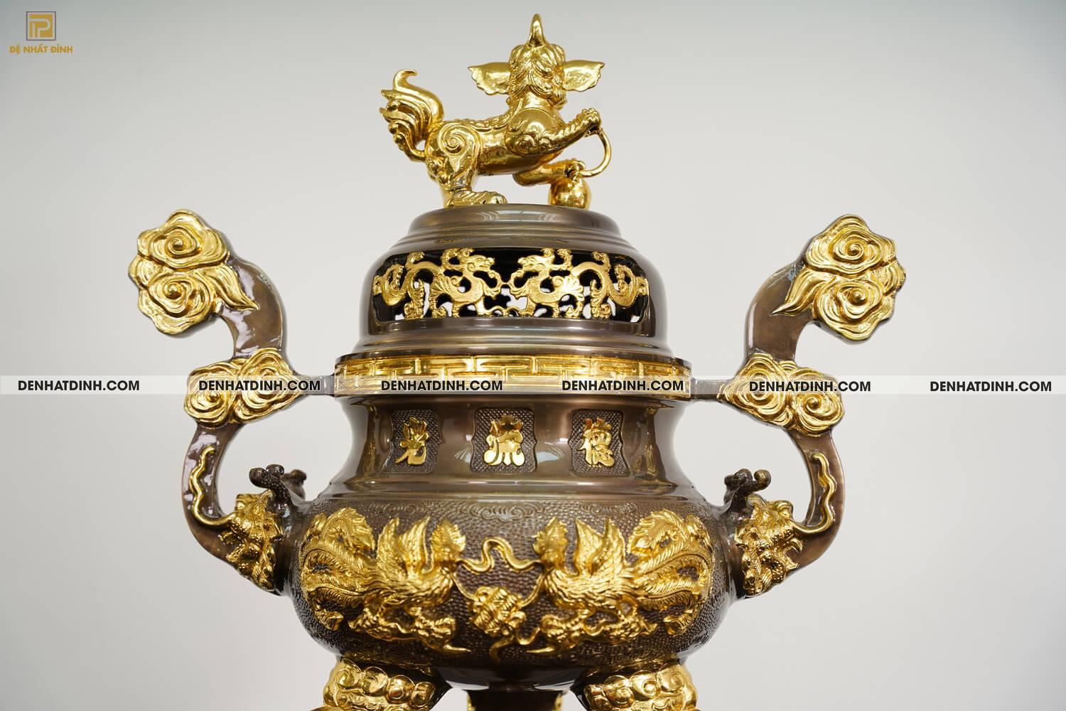 Bộ ngũ sự song long 65 mẫu 3 dát vàng điểm - Ảnh 21