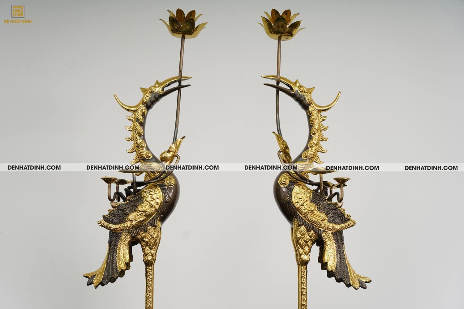 Bộ ngũ sự song long 65 mẫu 3 dát vàng điểm - Ảnh 27