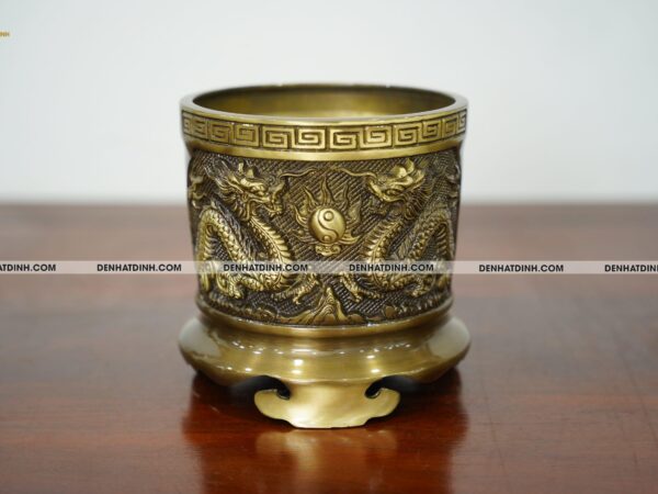 Alternative view of Bát hương bằng đồng 14 hun cổ CN