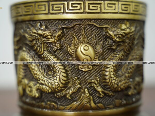 Bát hương bằng đồng 14 hun cổ CN