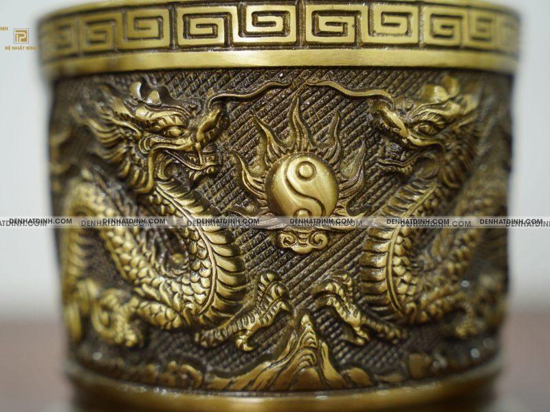 Bát hương bằng đồng 14 hun cổ CN