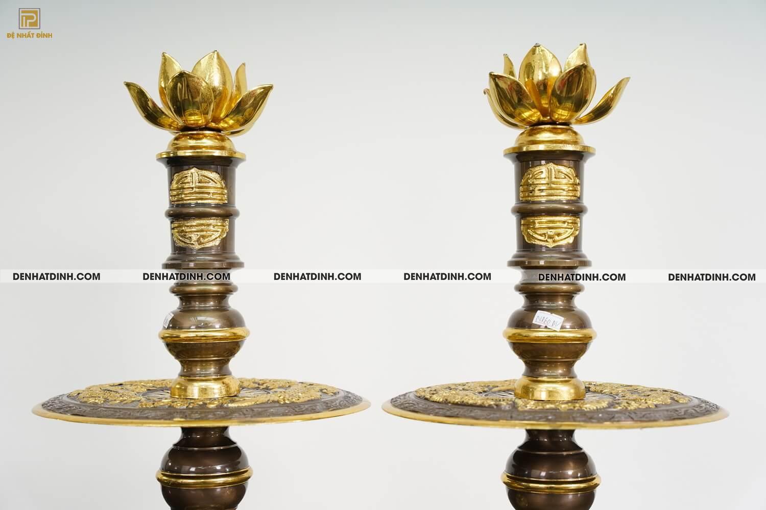 Bộ ngũ sự song long 65 mẫu 3 dát vàng điểm - Ảnh 5