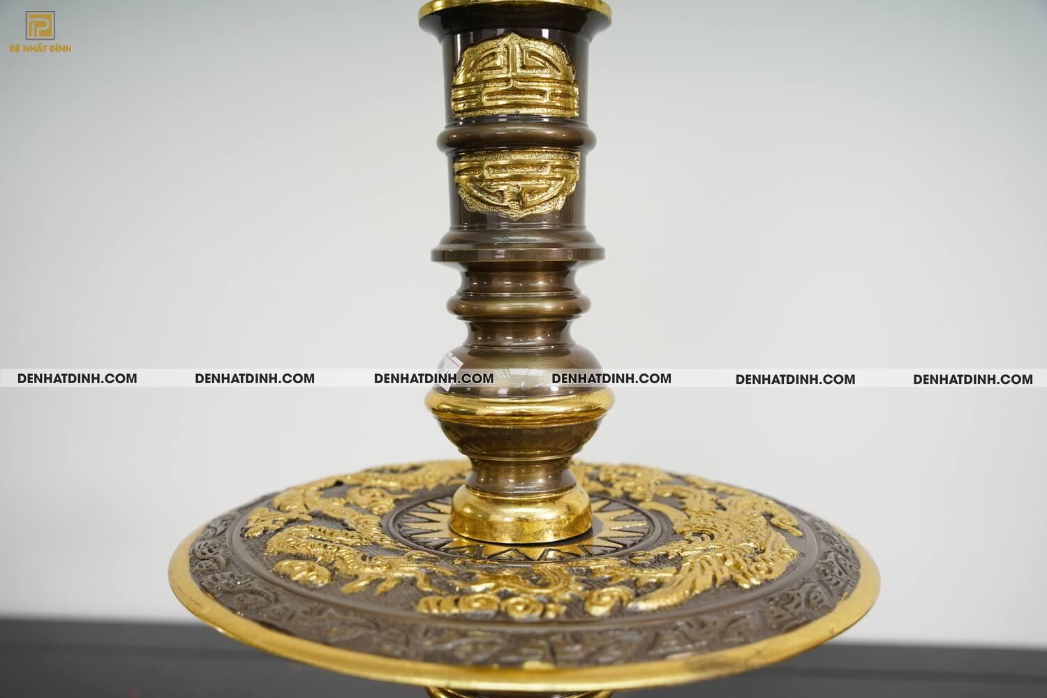 Bộ ngũ sự song long 65 mẫu 3 dát vàng điểm - Ảnh 8