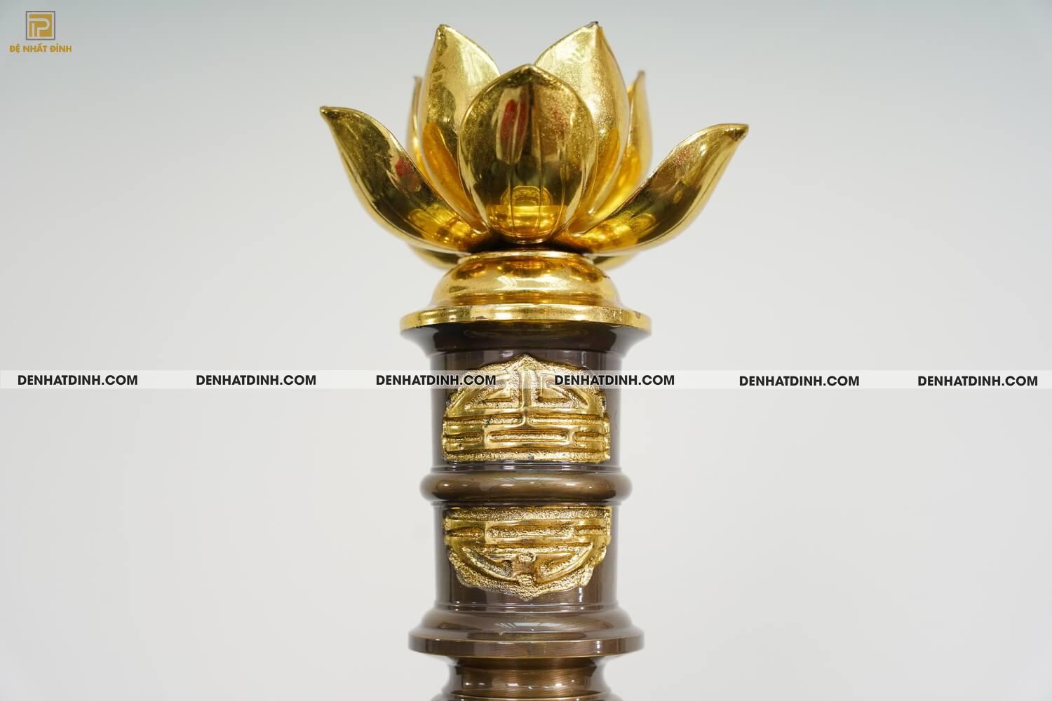 Bộ đỉnh thờ bằng đồng Ngũ sự Song Long dát vàng điểm 24k - Ảnh 14