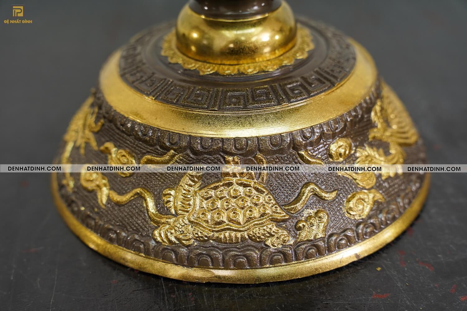 Bộ ngũ sự song long 65 mẫu 3 dát vàng điểm - Ảnh 13