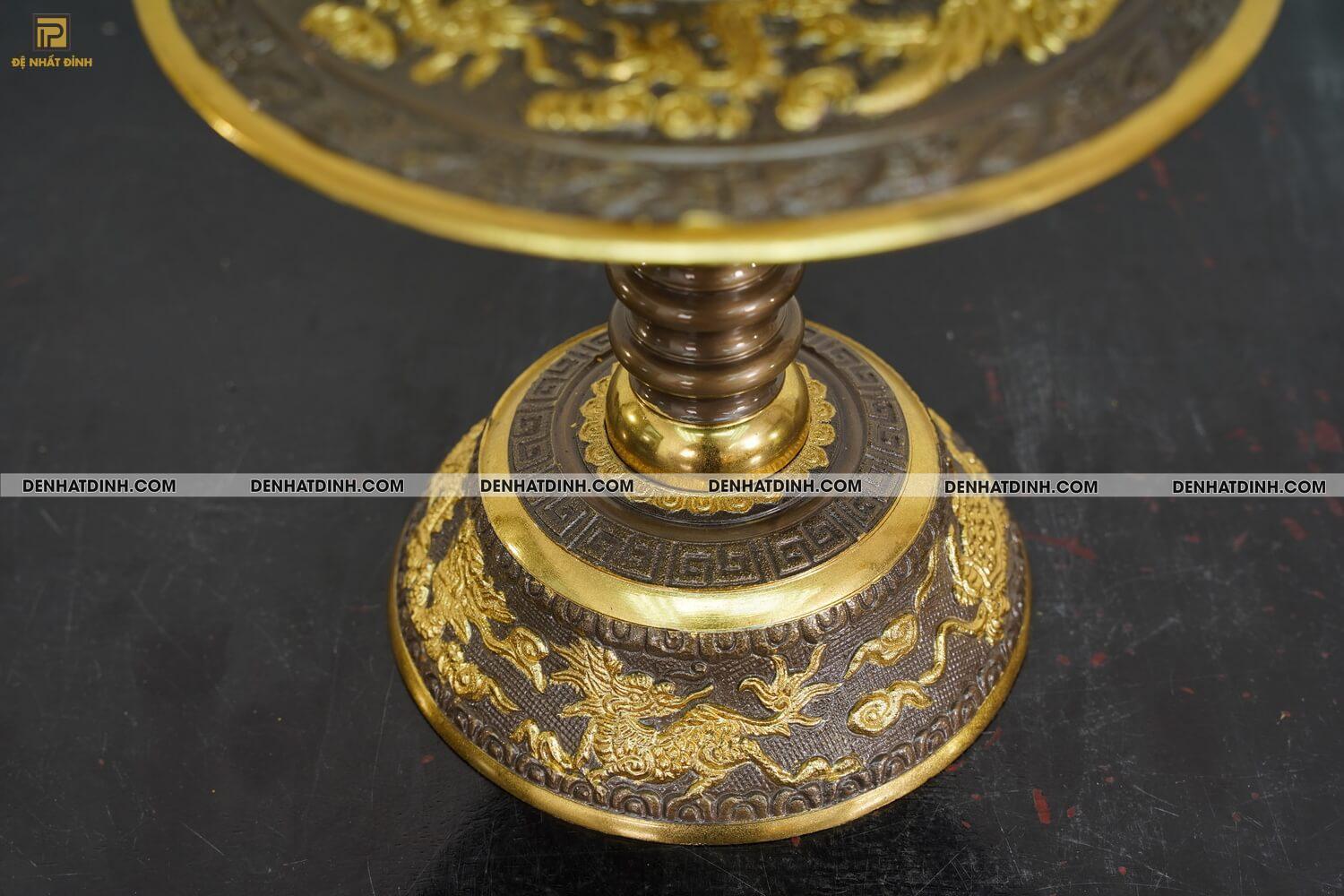 Bộ ngũ sự song long 65 mẫu 3 dát vàng điểm - Ảnh 12