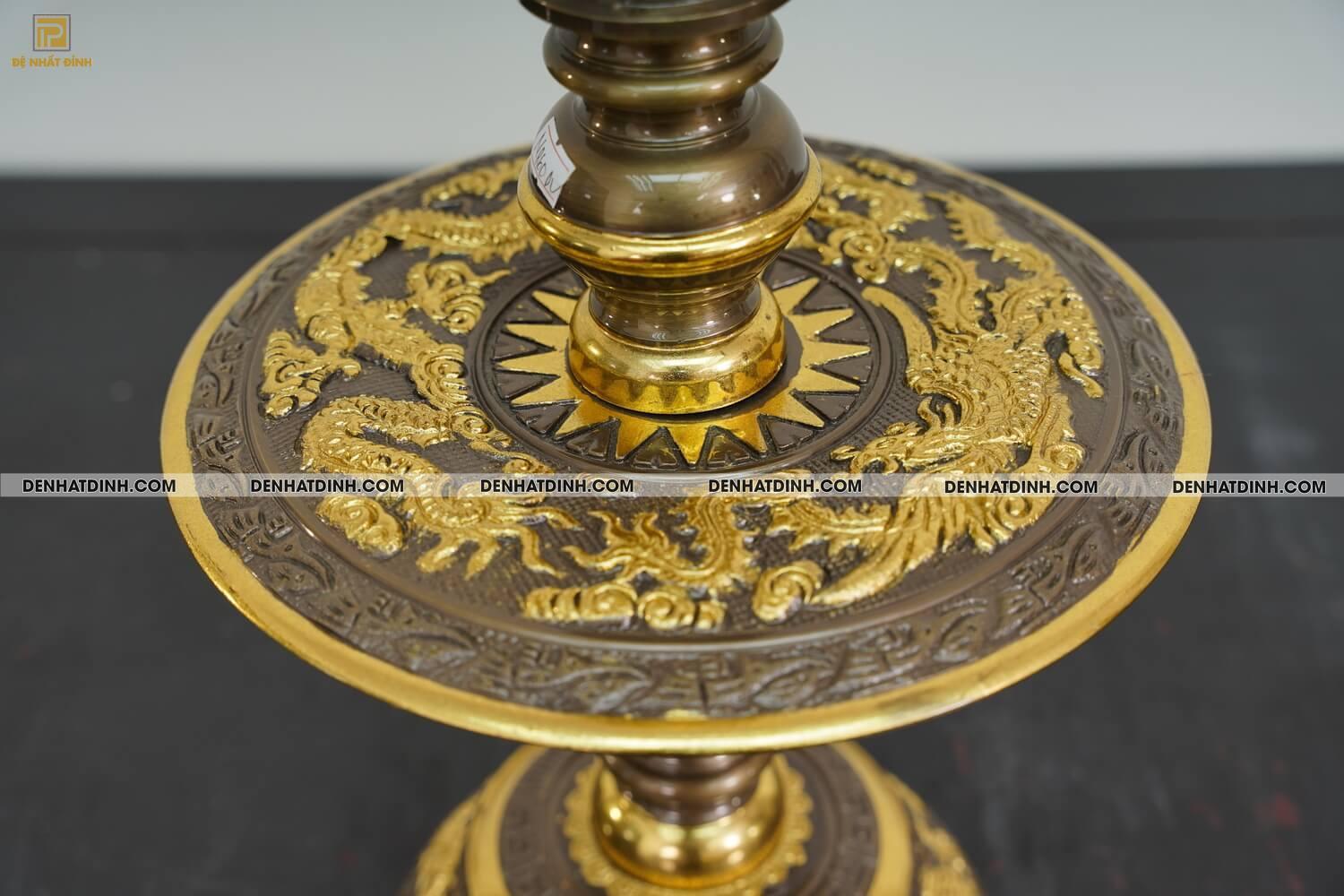 Bộ ngũ sự song long 65 mẫu 3 dát vàng điểm - Ảnh 11