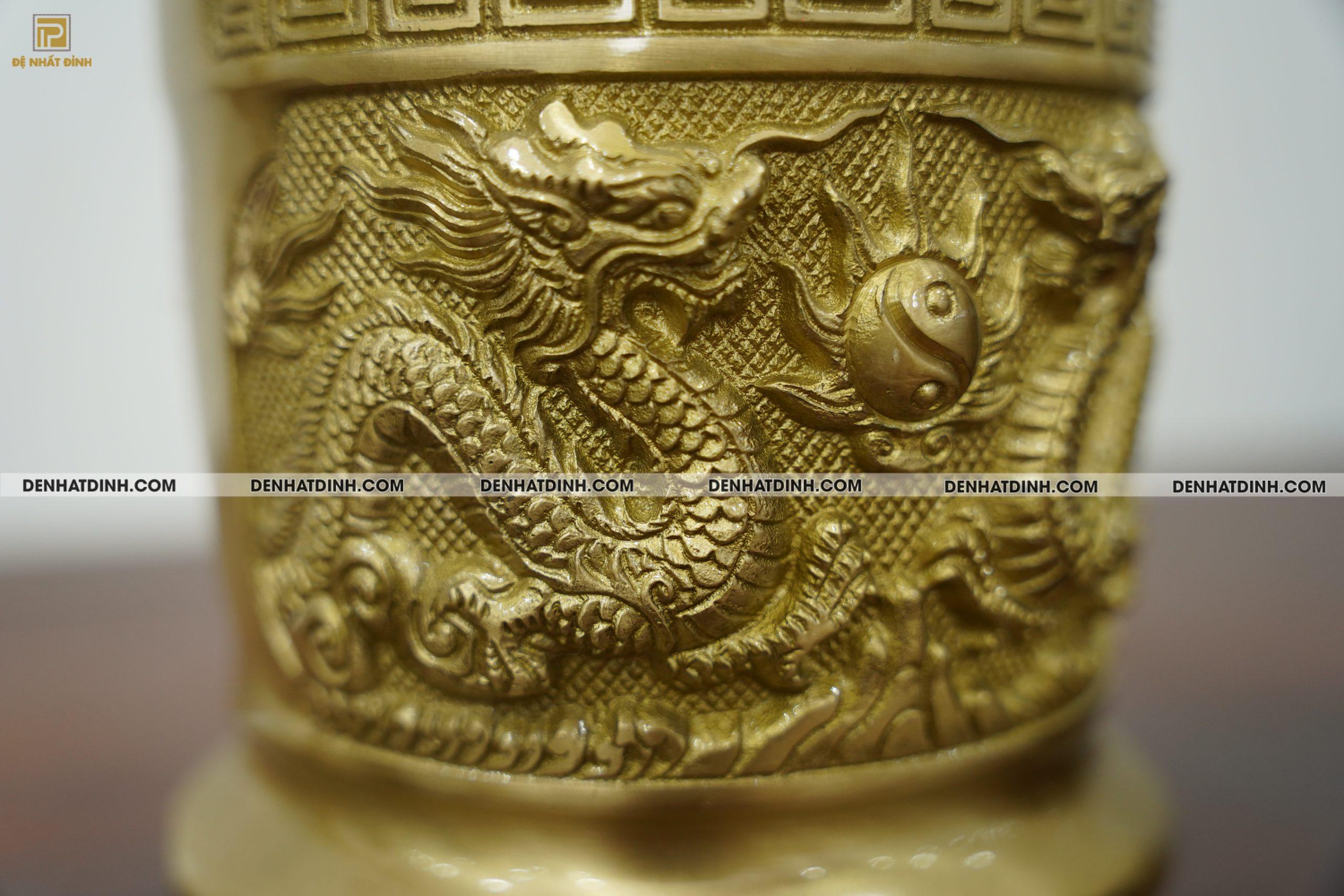 Bát hương bằng đồng 14 Mộc - Ảnh 2