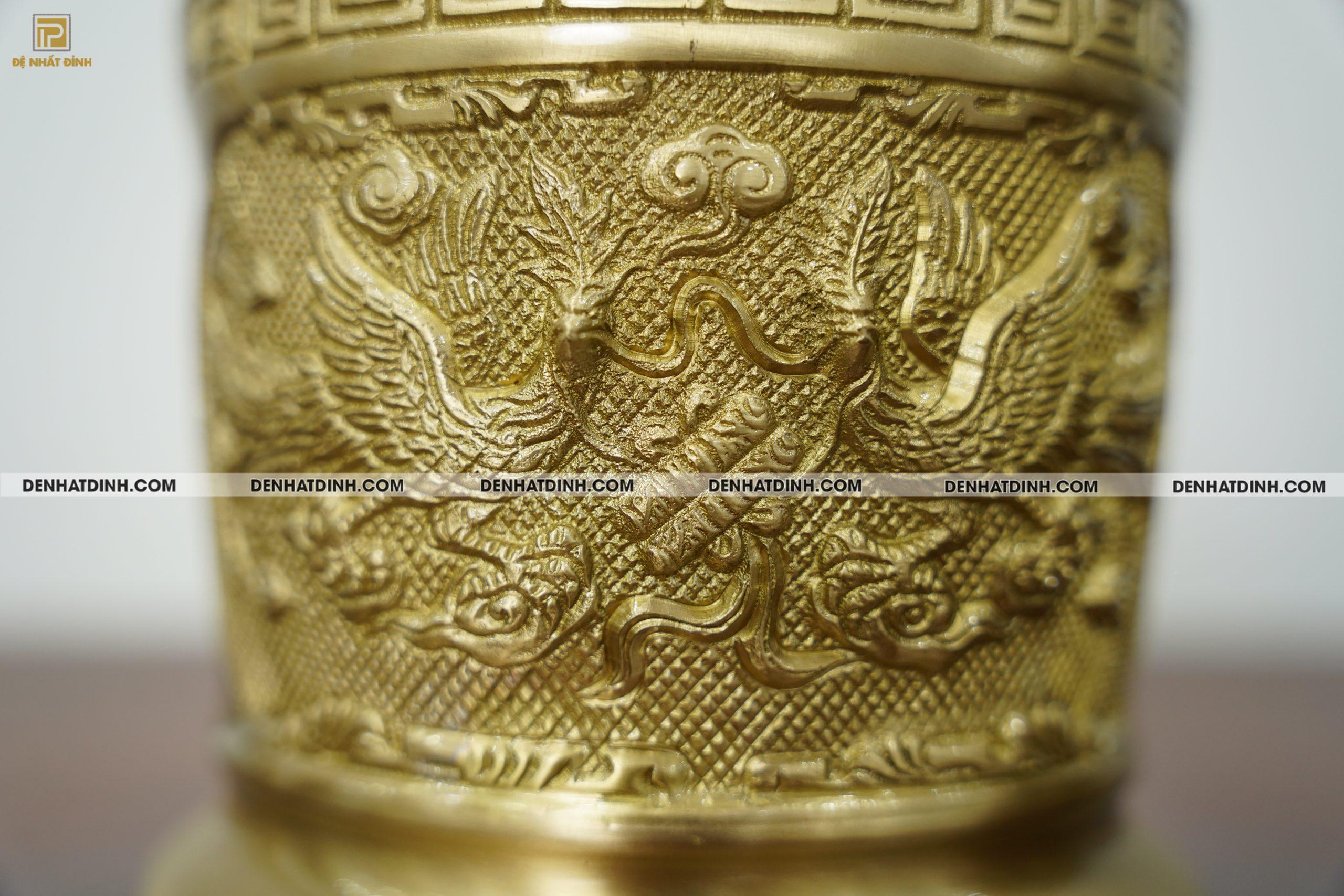 Bát hương bằng đồng 14 Mộc - Ảnh 3