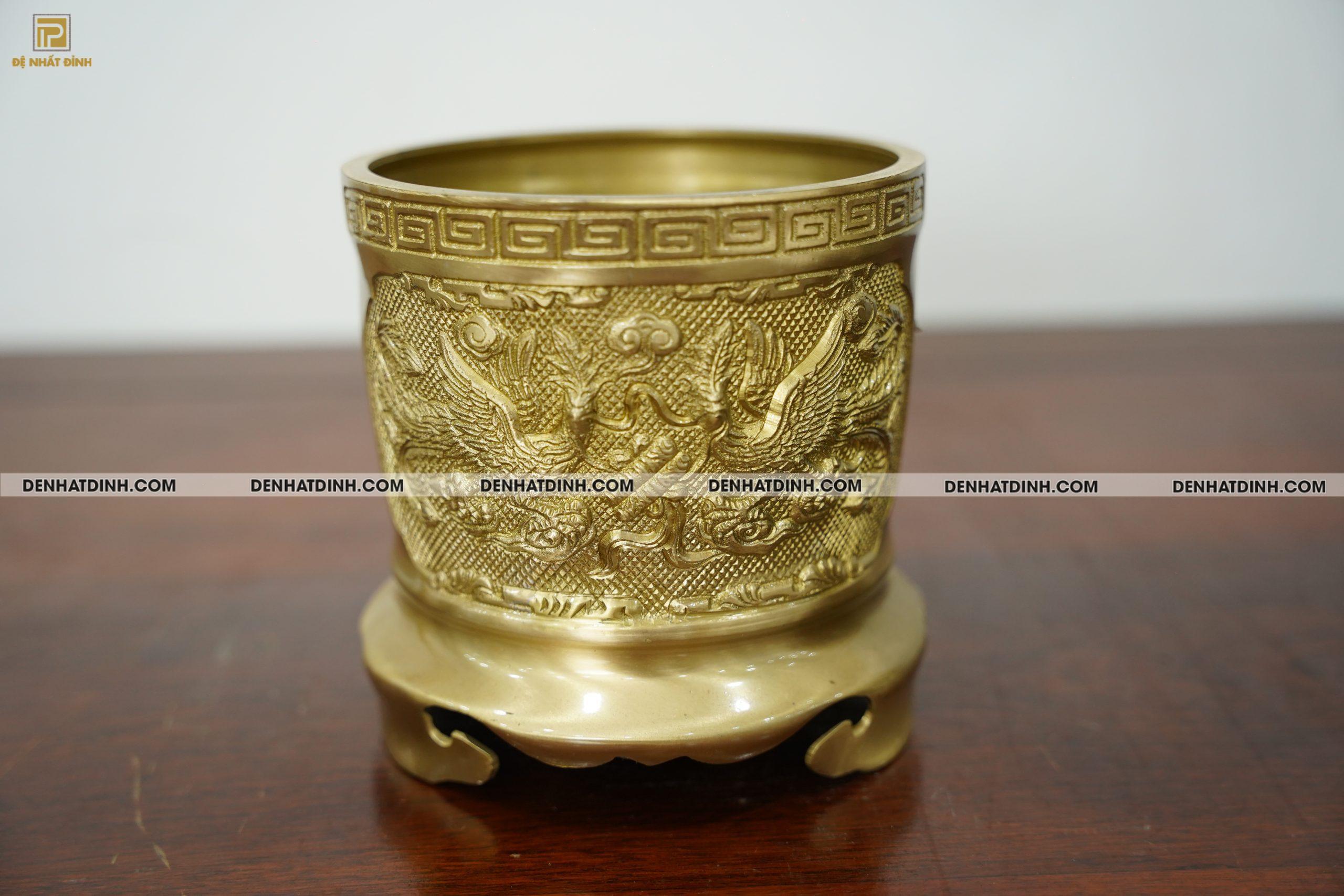 Bát hương bằng đồng 14 Mộc - Ảnh 4