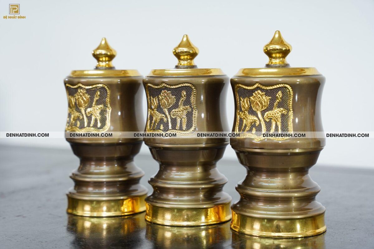 Đài thờ 10 dát vàng điểm - Ảnh 3
