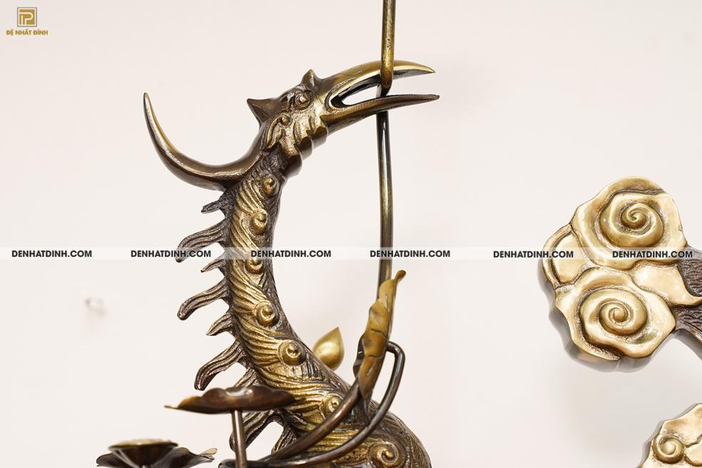 Bộ đỉnh thờ Ngũ Sự Song Long 5 chữ Hán màu công nghệ - Ảnh 12