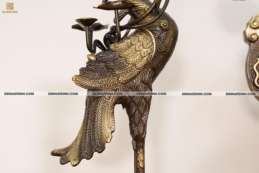 Bộ đỉnh thờ Ngũ Sự Song Long 5 chữ Hán màu công nghệ - Ảnh 13