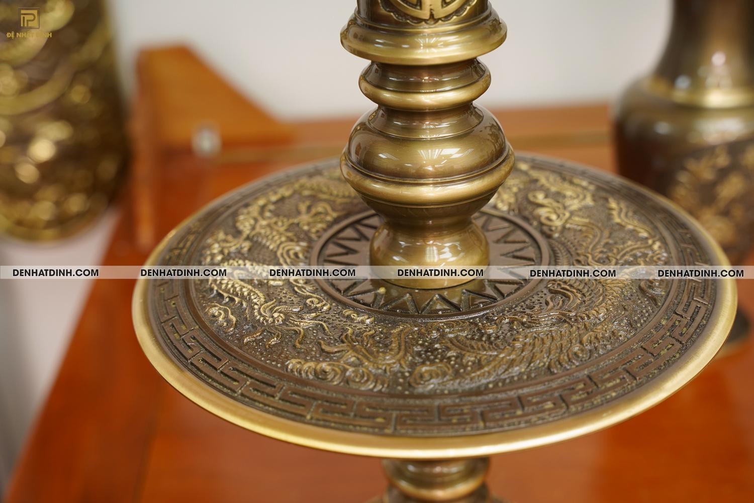 Bộ đỉnh thờ Ngũ Sự Song Long 5 chữ Hán màu công nghệ - Ảnh 16