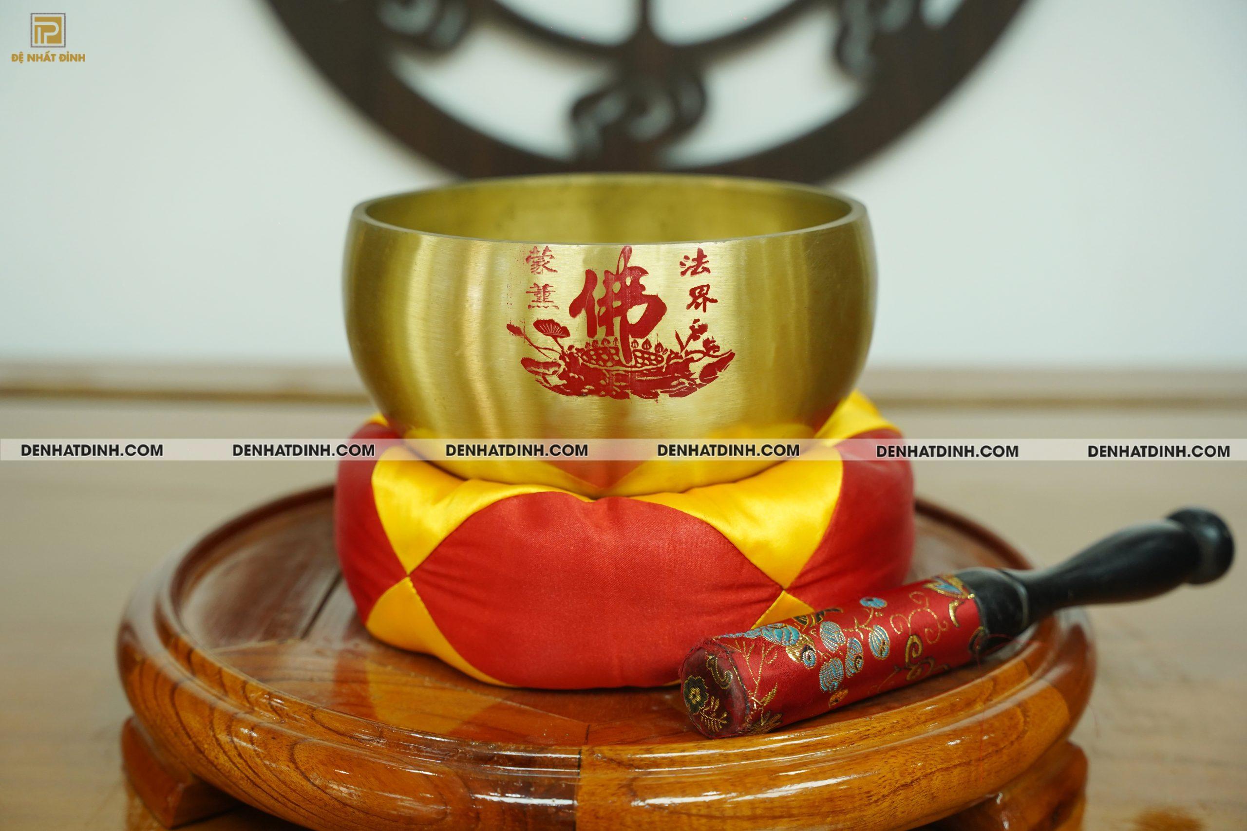 Chuông bát bằng đồng size 14cm