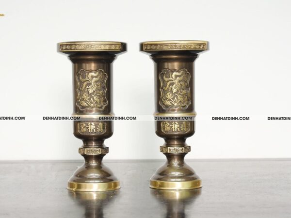 Ống hương cao 35cm màu hun giả cổ - OH35CN