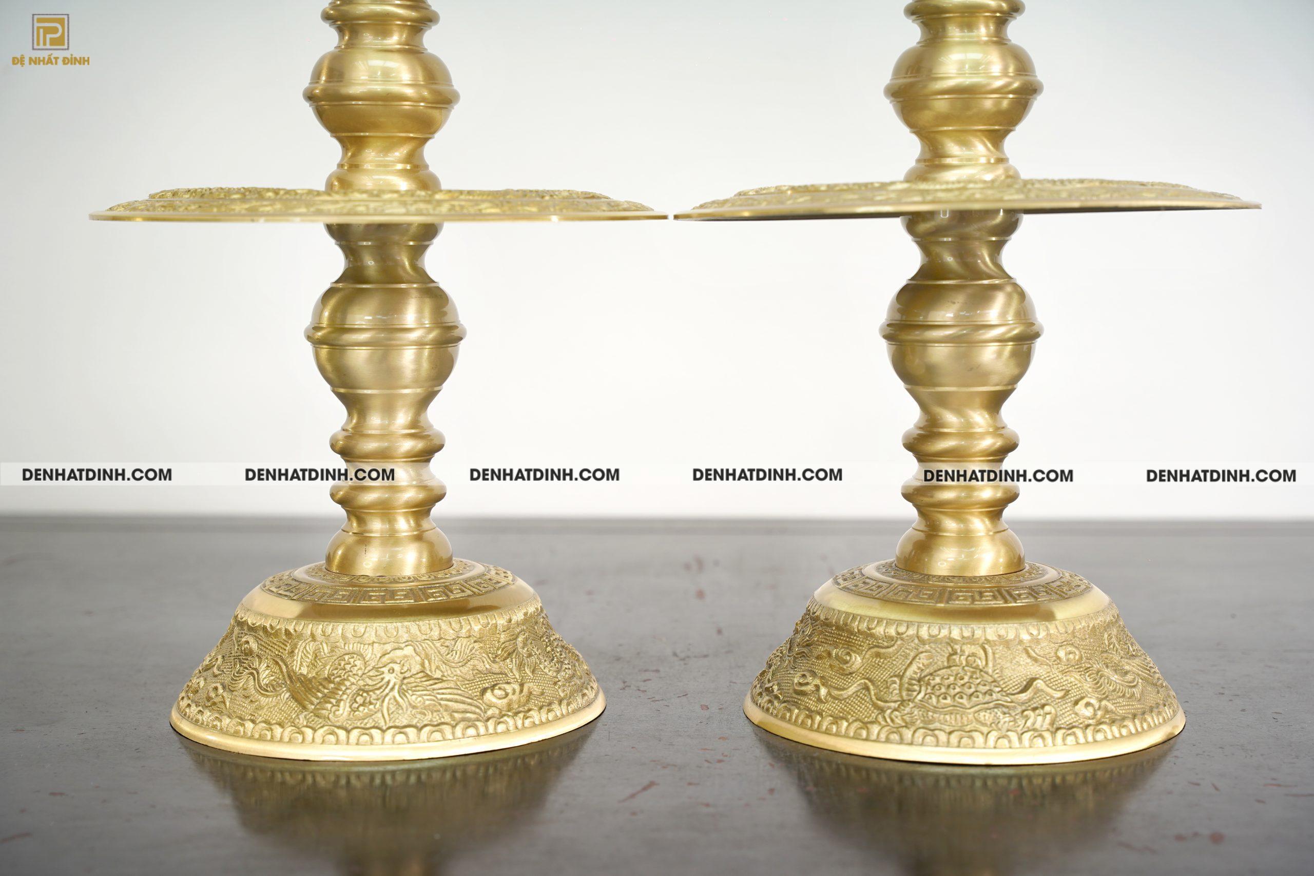 Bộ Đỉnh Đồng Ngũ Sự Song Long 5 chữ Phúc Lộc Thọ Khang Ninh Màu Vàng Đồng Catut Nguyên Bản - Ảnh 16