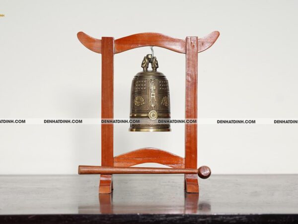 Chuông treo 17cm màu hun giả cổ - CHUONG02CN