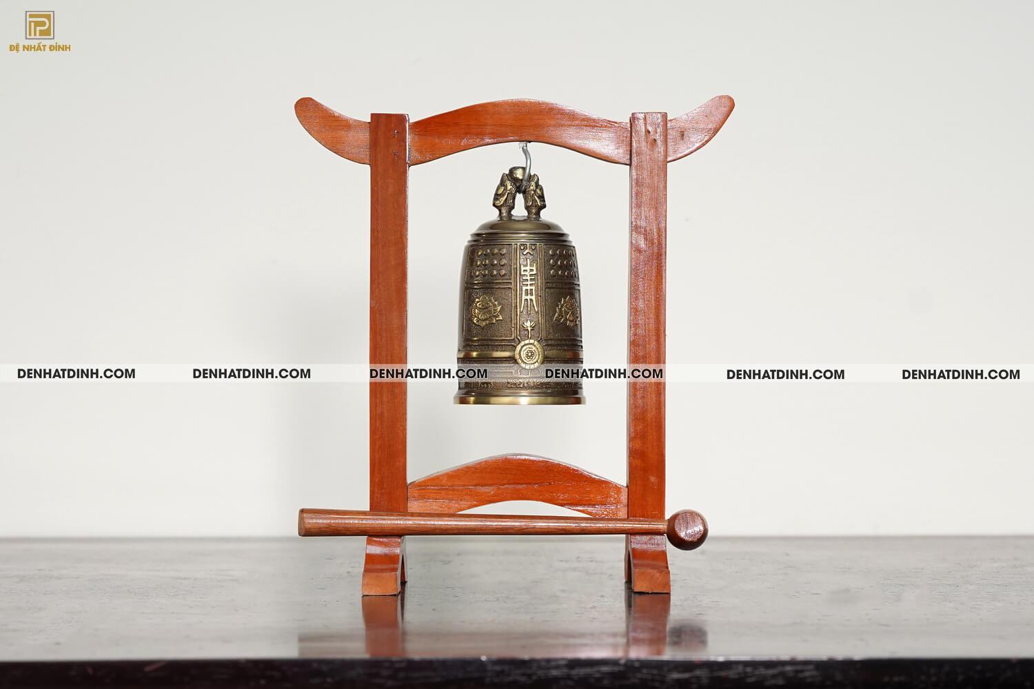 Chuông treo 17cm màu hun giả cổ - CHUONG02CN