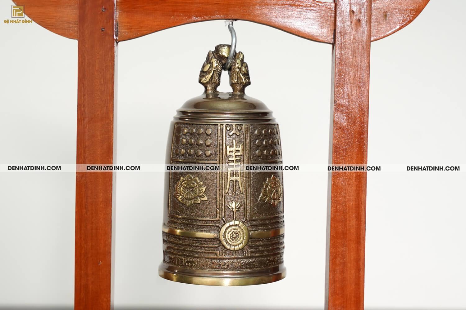 Chuông treo 17cm màu hun giả cổ - CHUONG02CN - Ảnh 5