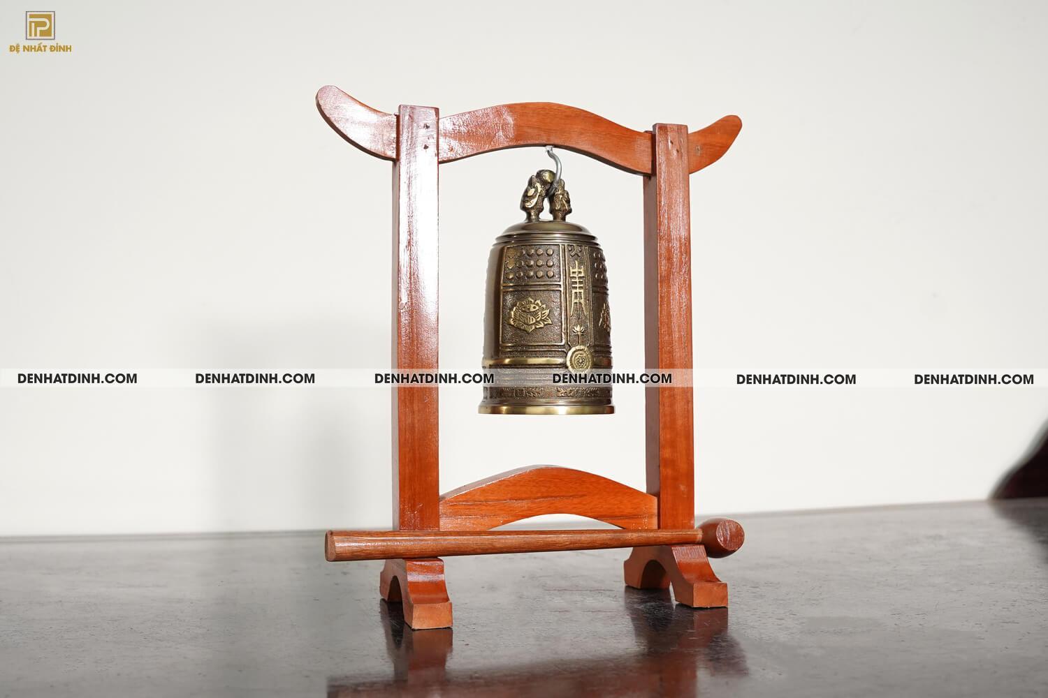 Chuông treo 17cm màu hun giả cổ - CHUONG02CN - Ảnh 3