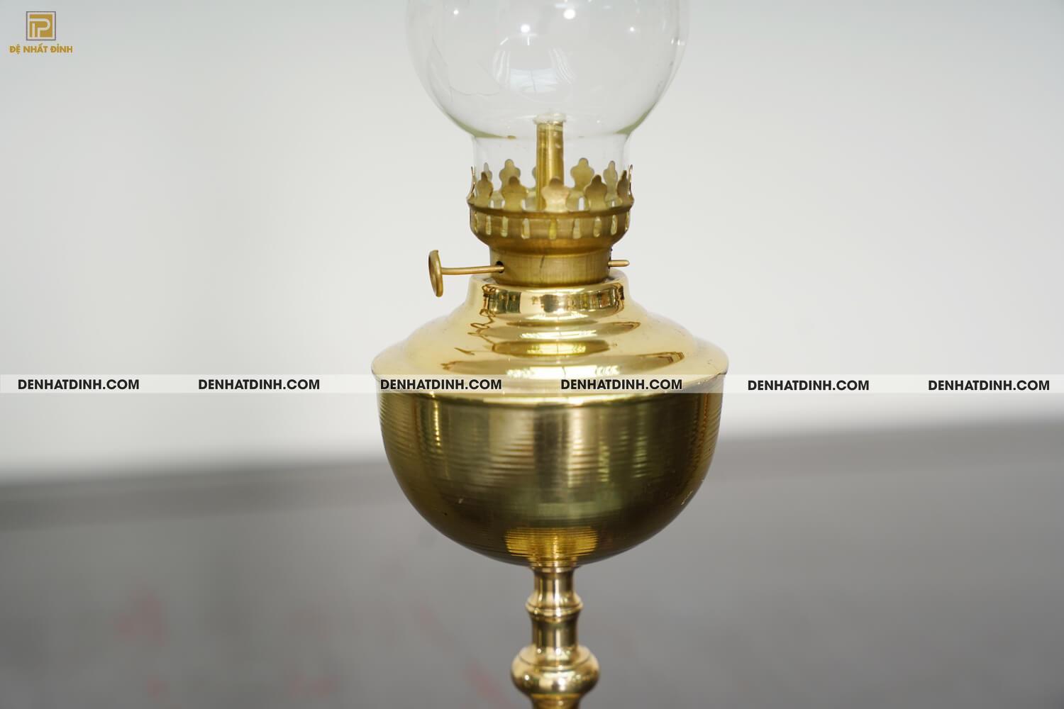 Đèn dầu chân cao Mộc - Ảnh 2