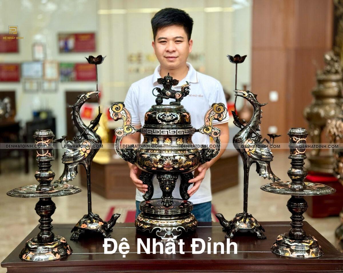Đỉnh đồng Pháp Lam cao cấp - Mẫu độc quyền - Ảnh 2