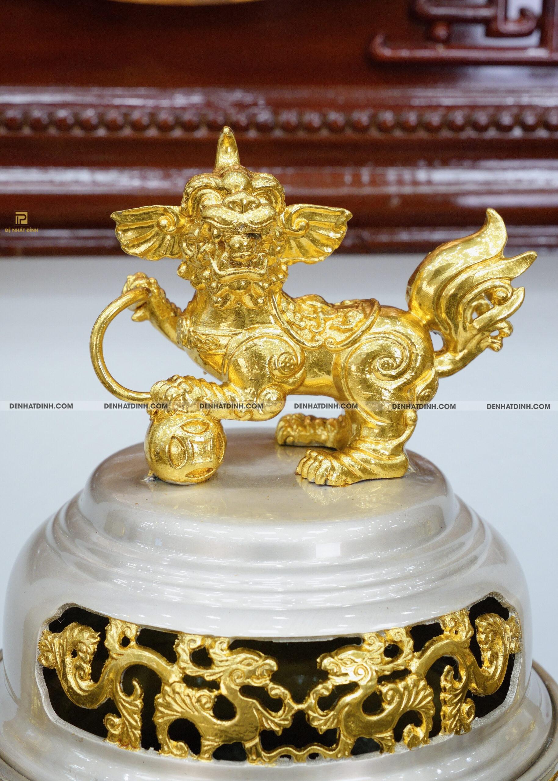 Bộ tam sự hạc Kim Bảo mạ bạc vàng - Ảnh 11