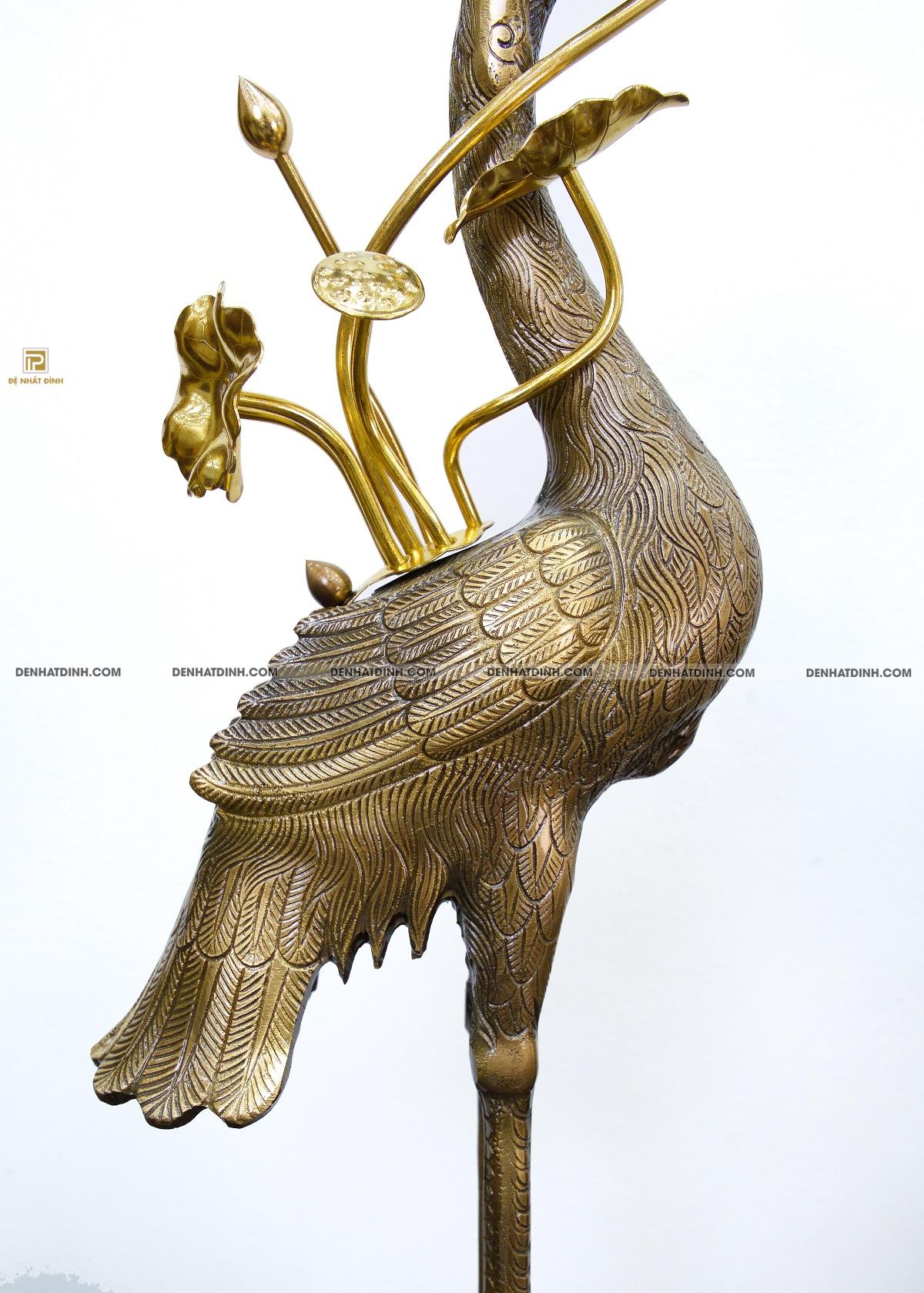 Bộ ngũ sự Phụng Gia Tiên Tứ Linh màu hun cổ kèm phụ kiện - Ảnh 6