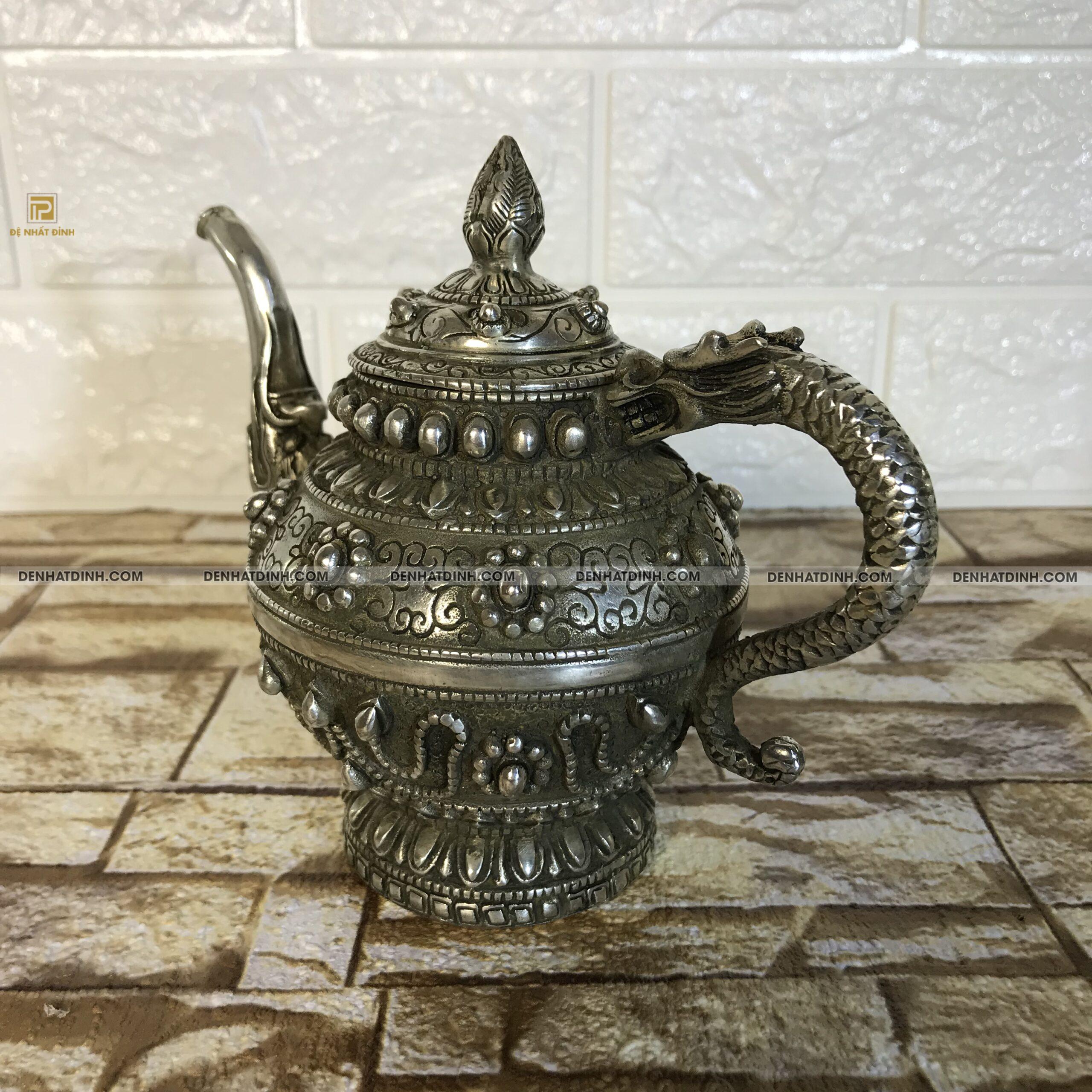 Ấm đồng cổ hoa văn rồng - Ảnh 7